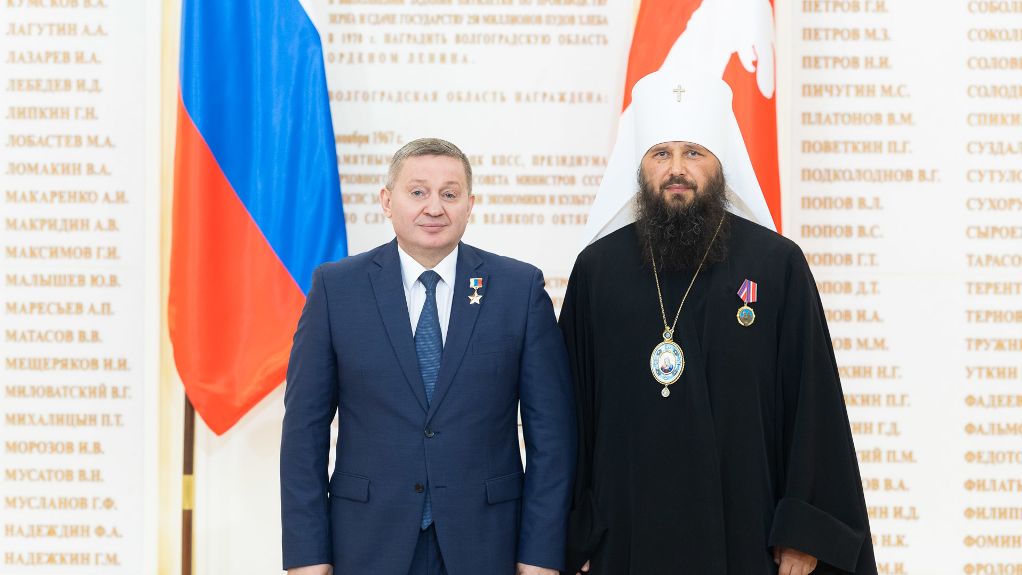 Андрей Бочаров впервые вручил орден Святого благоверного князя Александра Невского