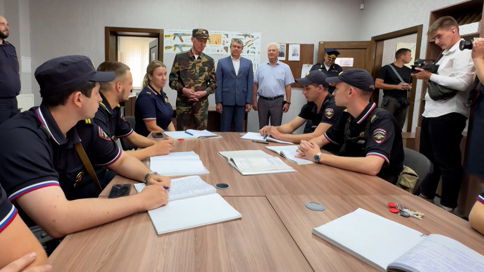 В новых российских регионах активно обновляют отделы МВД