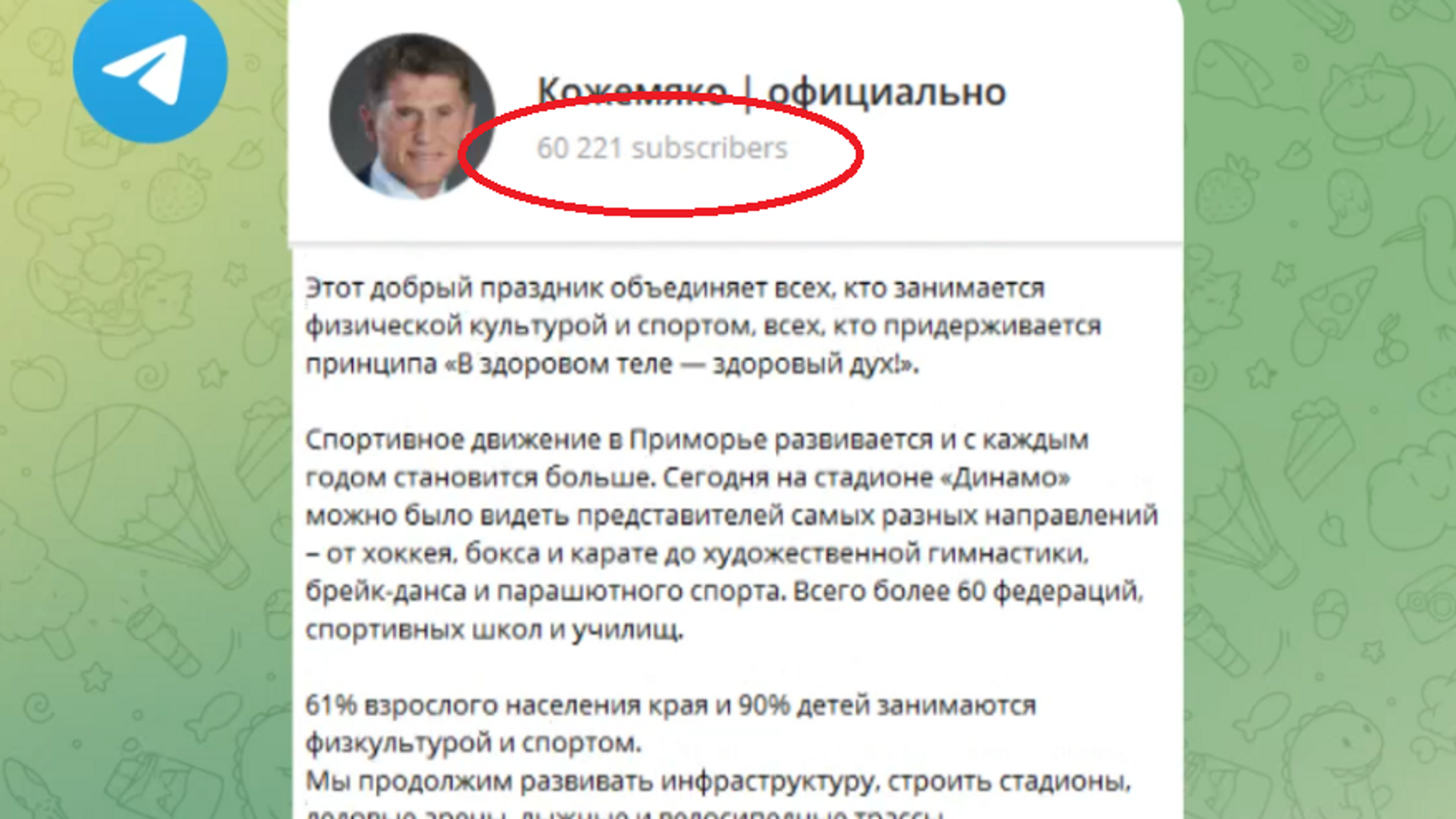 Что делает Telegram-канал Олега Кожемяко таким популярным?