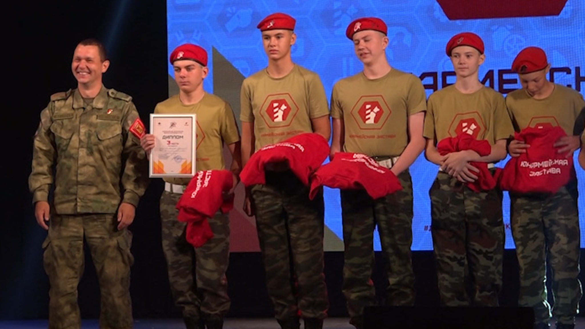 В Забайкалье торжественно открыли Всероссийские военно-спортивные игры «Юнармейская застава»