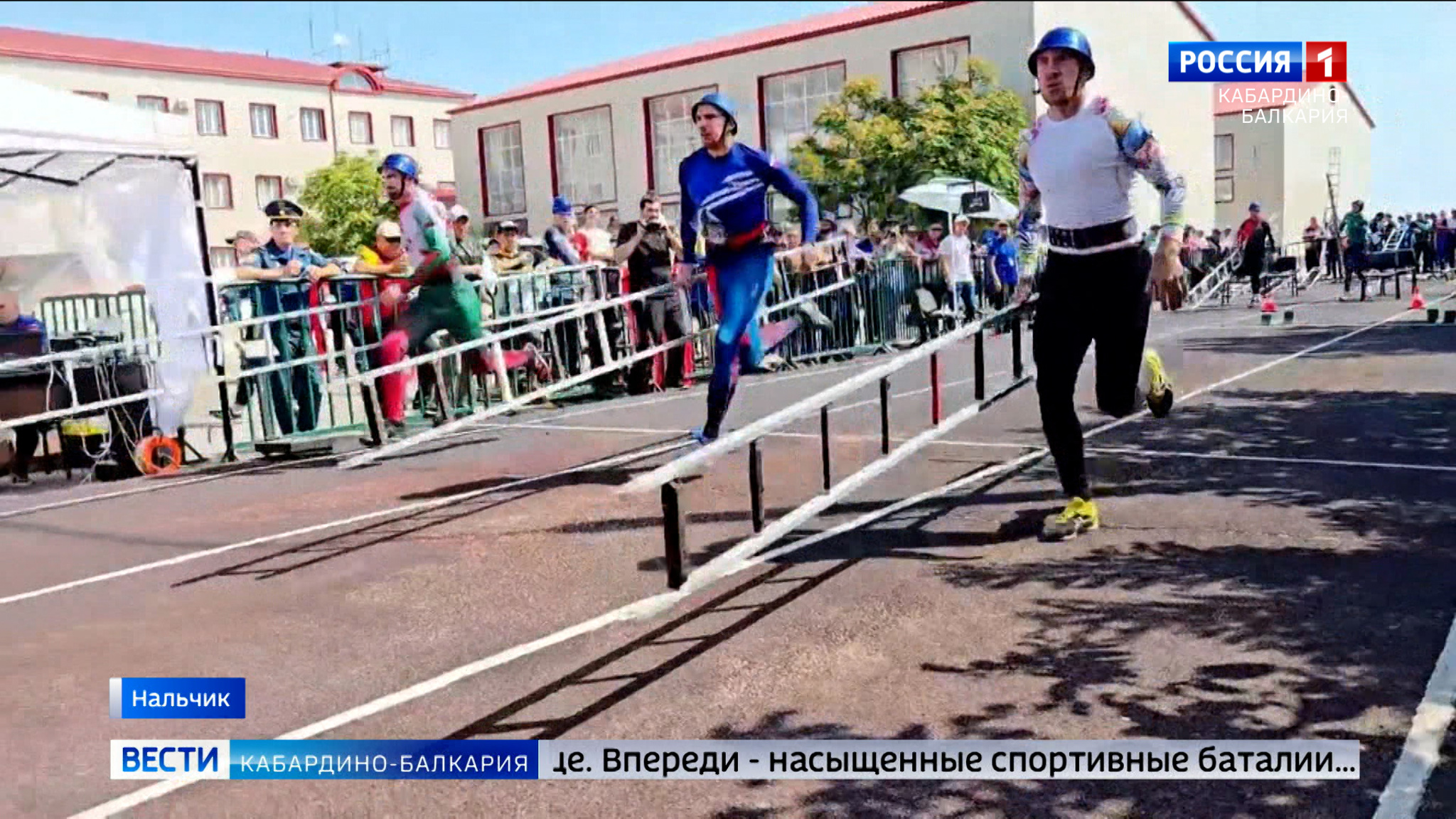 Команда огнеборцев КБР борется за победу в Махачкале