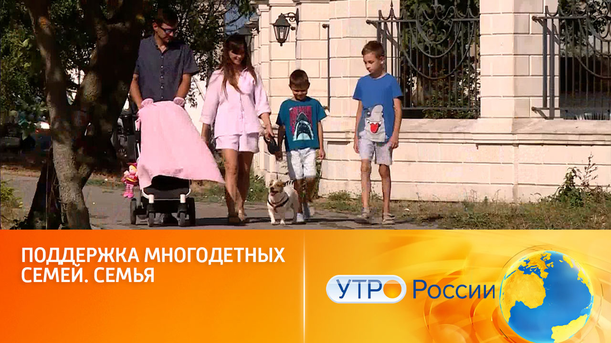Поддержка многодетных семей. Семья