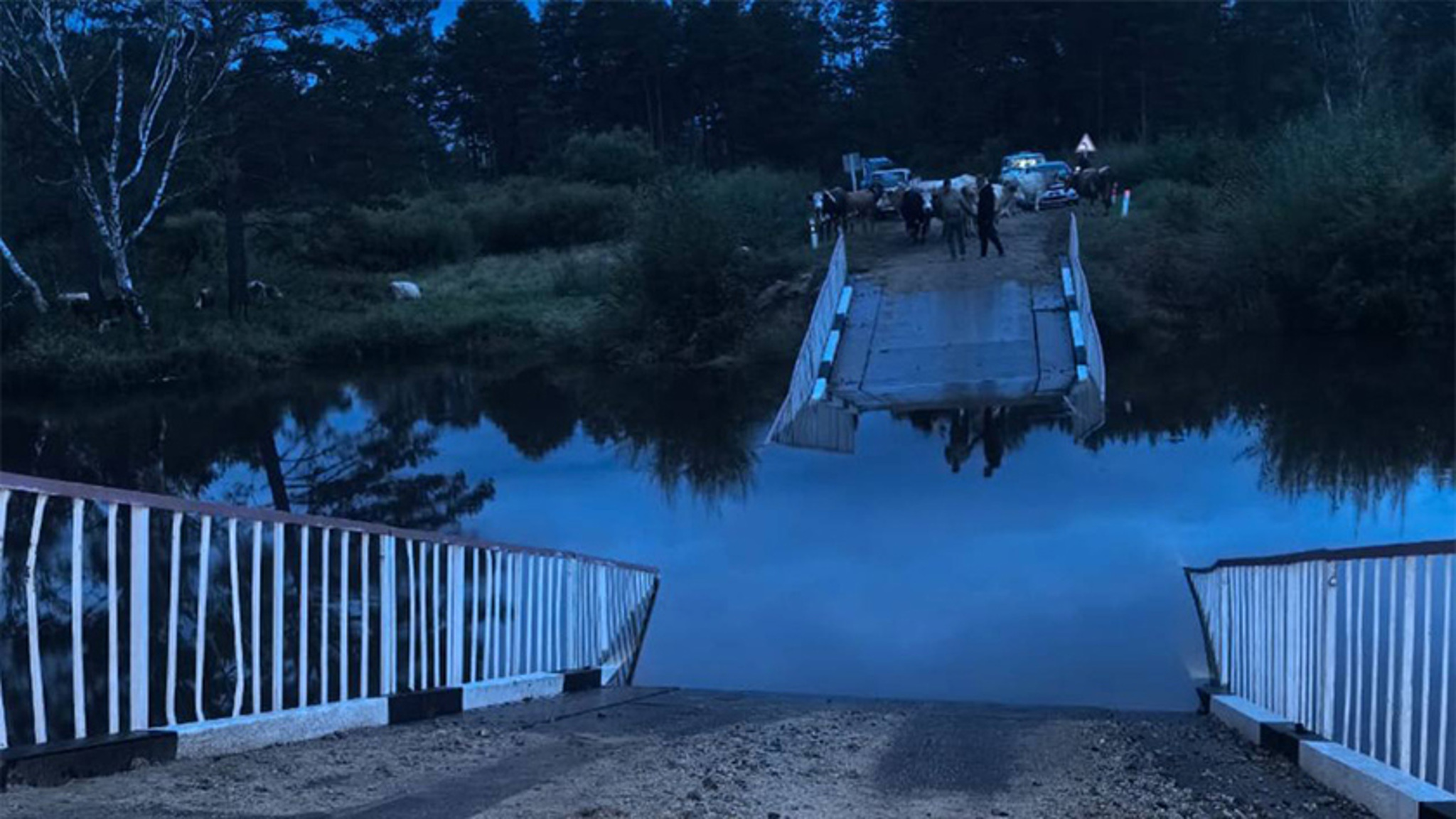 В Приамурье задержали водителя, виновного в обрушении моста