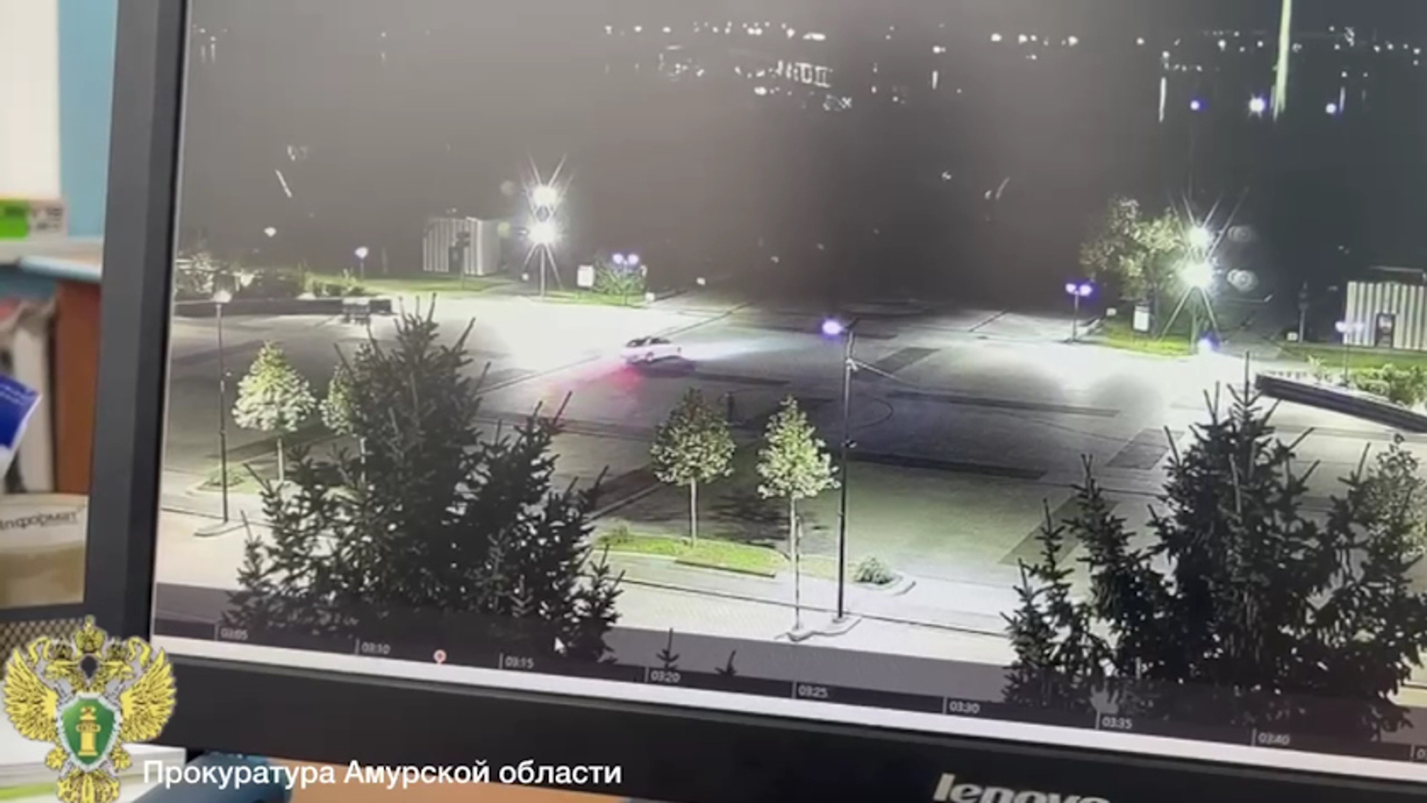 Ущерб от незаконных гонок на площади Ленина в Благовещенске оценили в 400 тысяч рублей