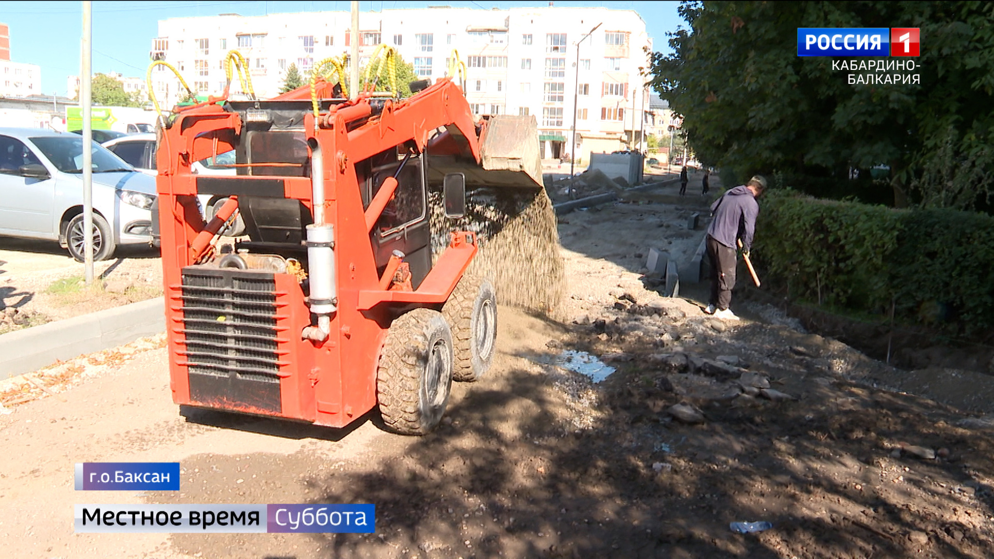 В Баксане обновляют дворы и общественные пространства