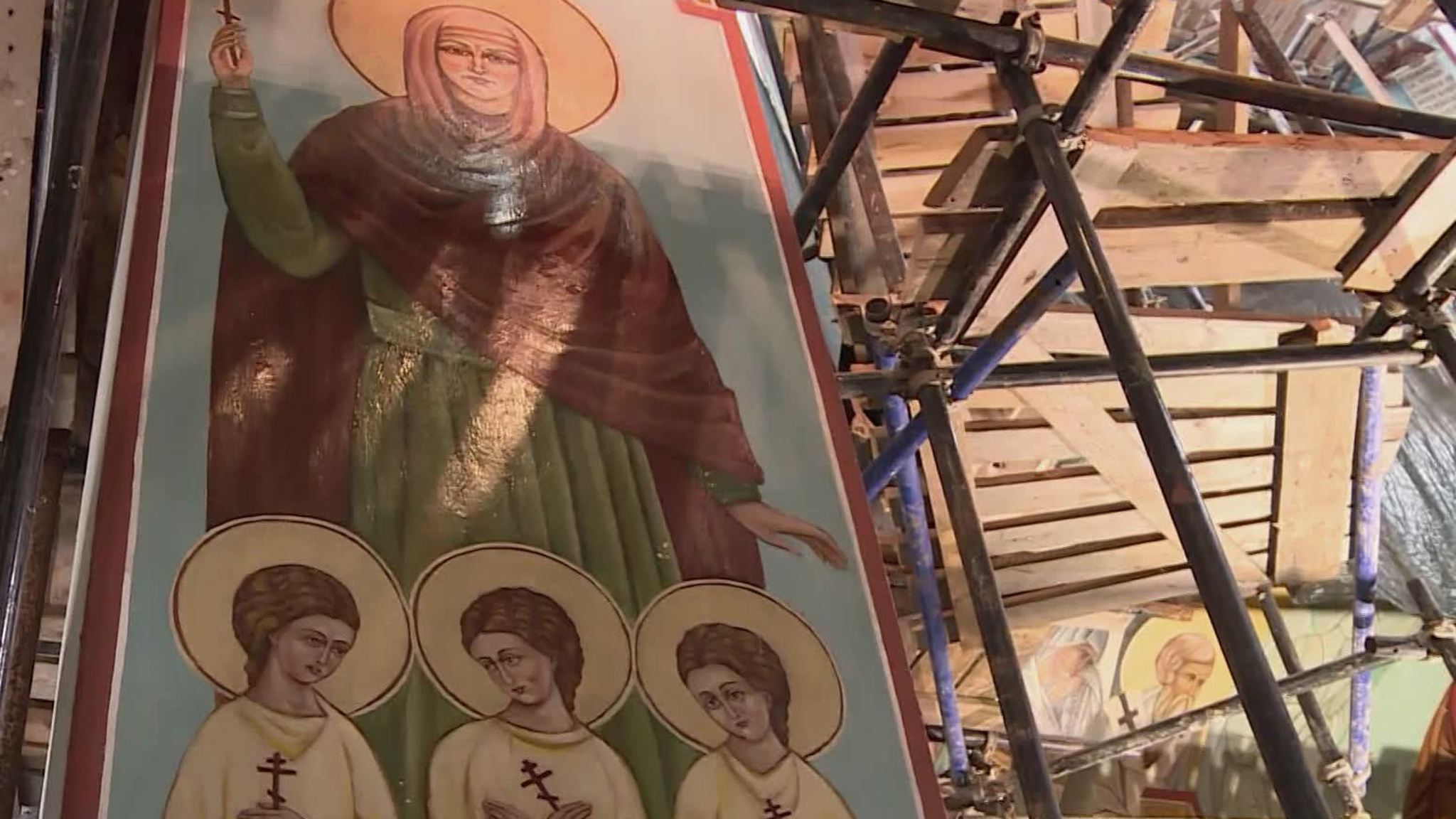 В Печорах завершается восстановление Церкви Сорока Севастийских мучеников