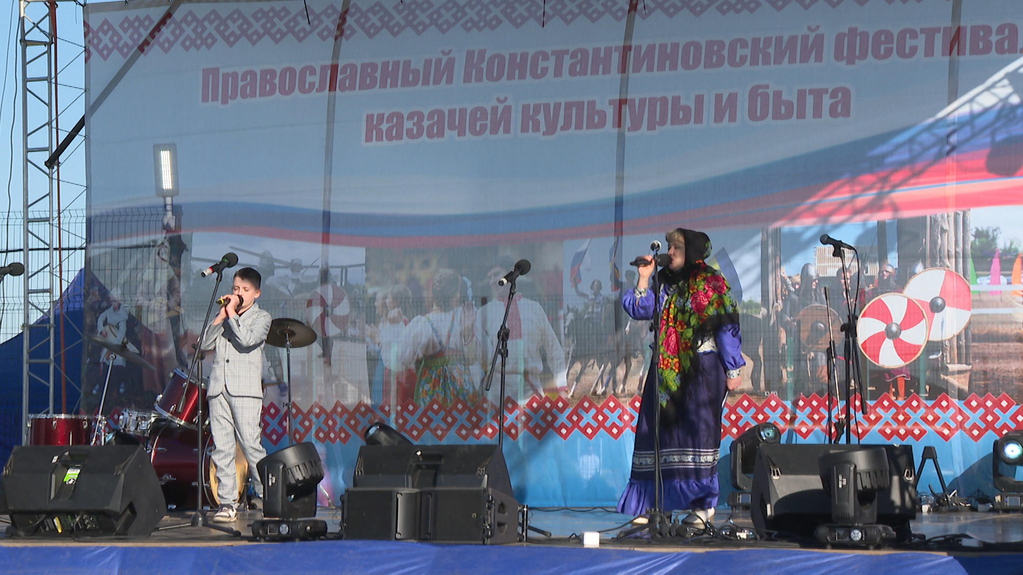 В Волжском прошел Х Константиновский фестиваль казачьей культуры и быта