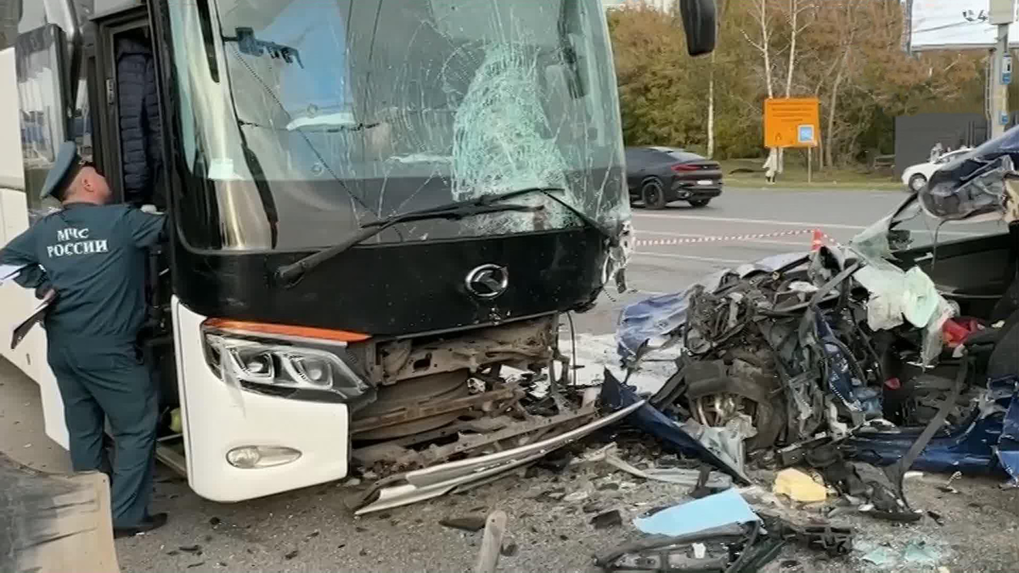 В ДТП с участием автобуса в Ижевске погибли четыре человека