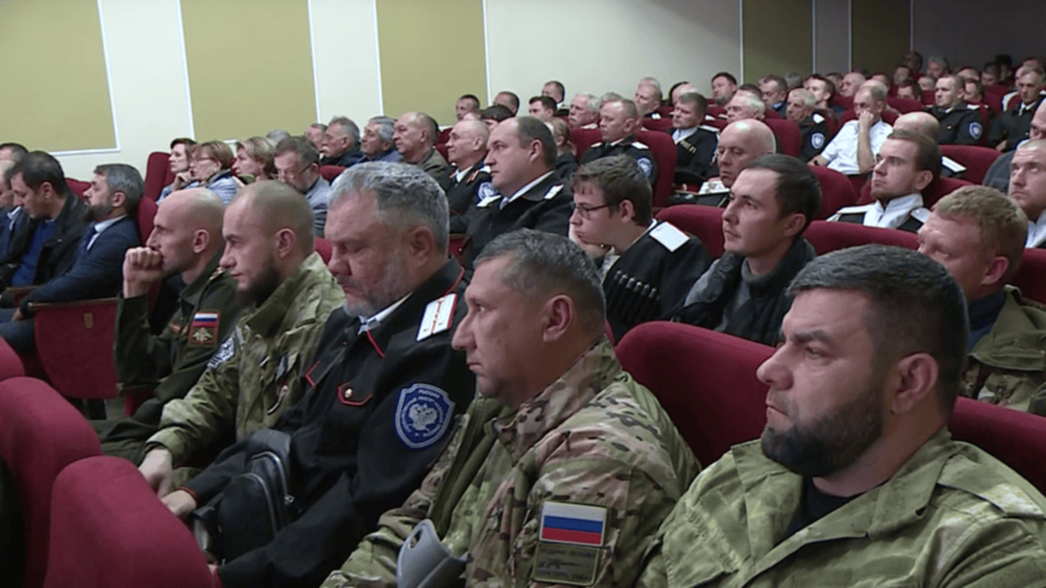 Атаман Баталпашинского казачьего общества Валерий Дедук отчитался о проделанной за год работе