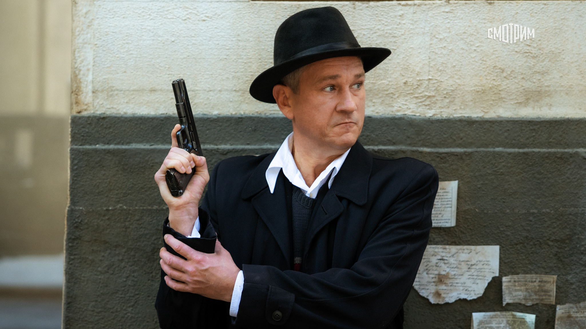 Антон Шагин, Мария Миронова, Юрий Чурсин и Любовь Константинова в ретродетективе "Американец"