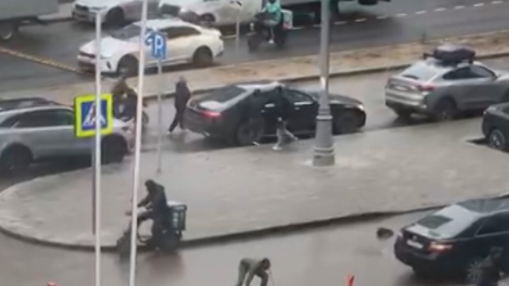 В столице массово подрались строители
