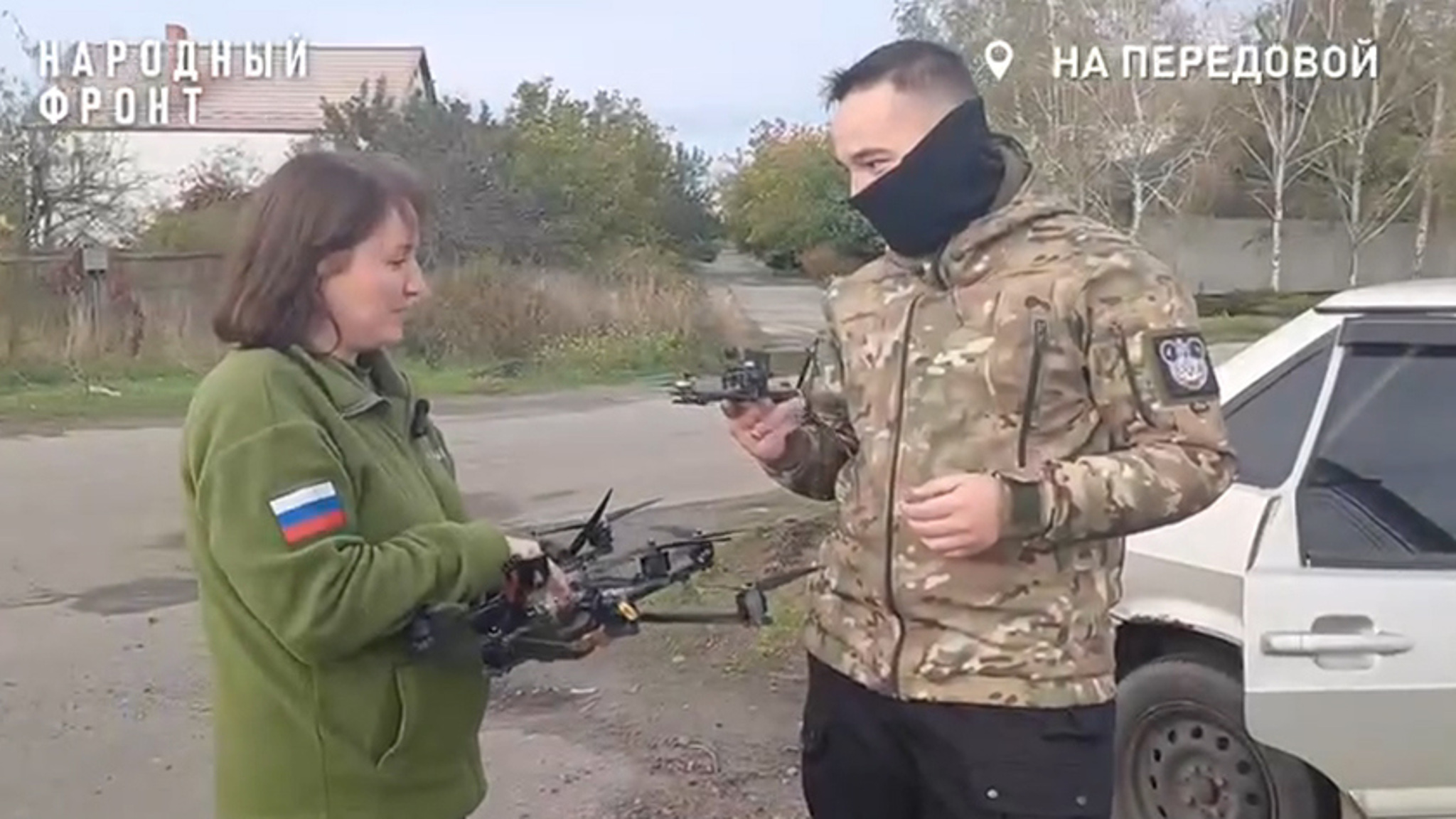 Амурский боец передал в музей областного отделения Народного фронта подбитые вражеские беспилотники
