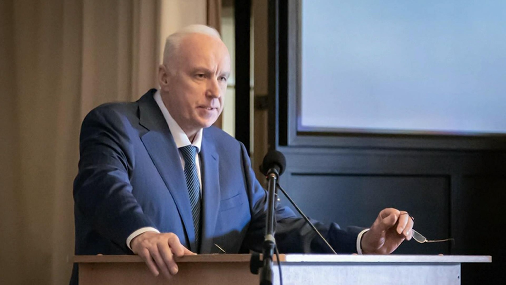 Бастрыкин прочитал лекцию студентам Санкт-Петербургского госуниверситета