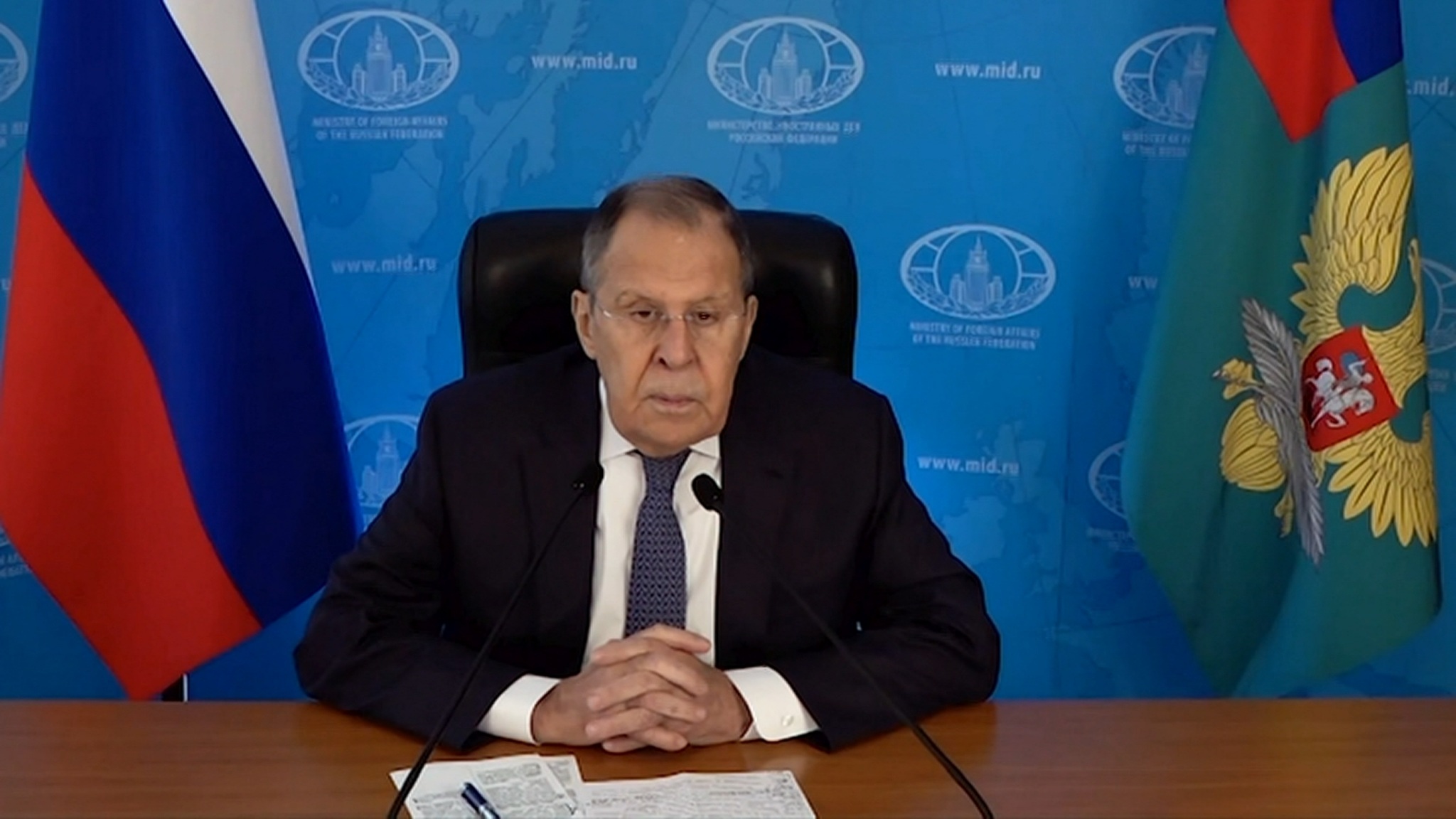 Пресс-конференция Лаврова: о ядерных испытаниях и переговорах с США
