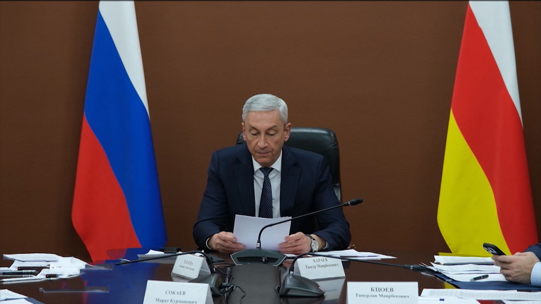 Борис Джанаев принял участие в заседании Координационного совета при полномочном представителе Президента в СКФО