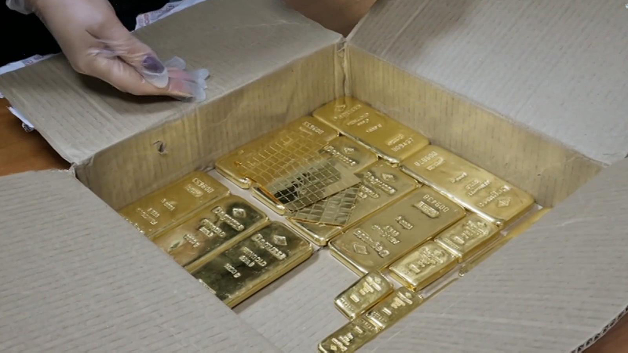 Гражданин ФРГ пытался вывезти из России золотые слитки