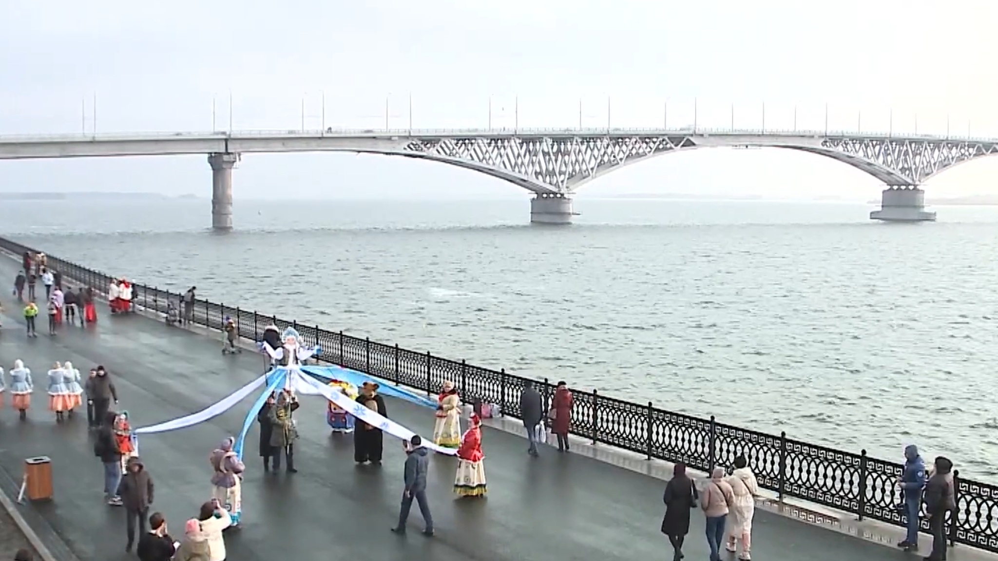 В Саратове открылся новый участок набережной