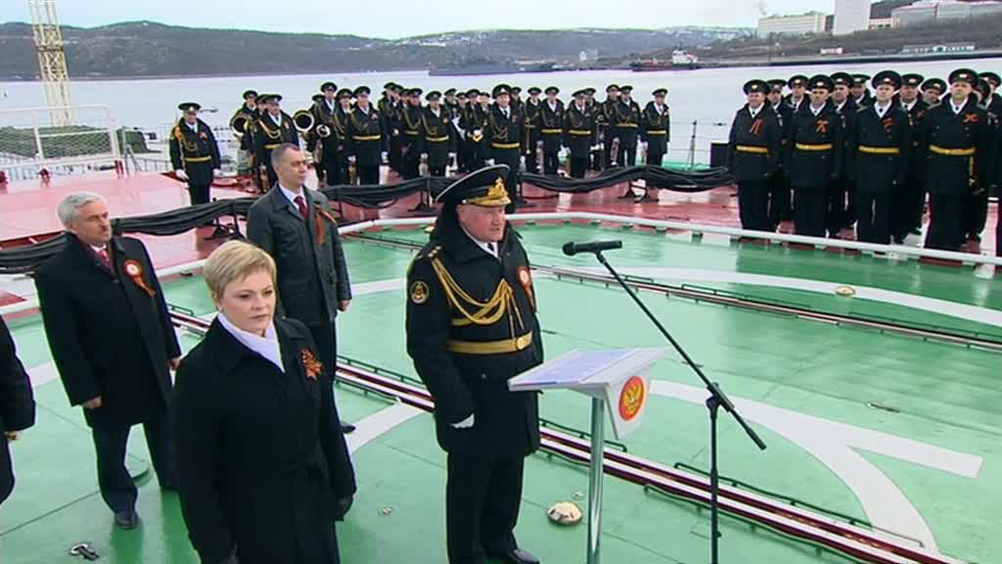 Североморск. Военно-морской парад