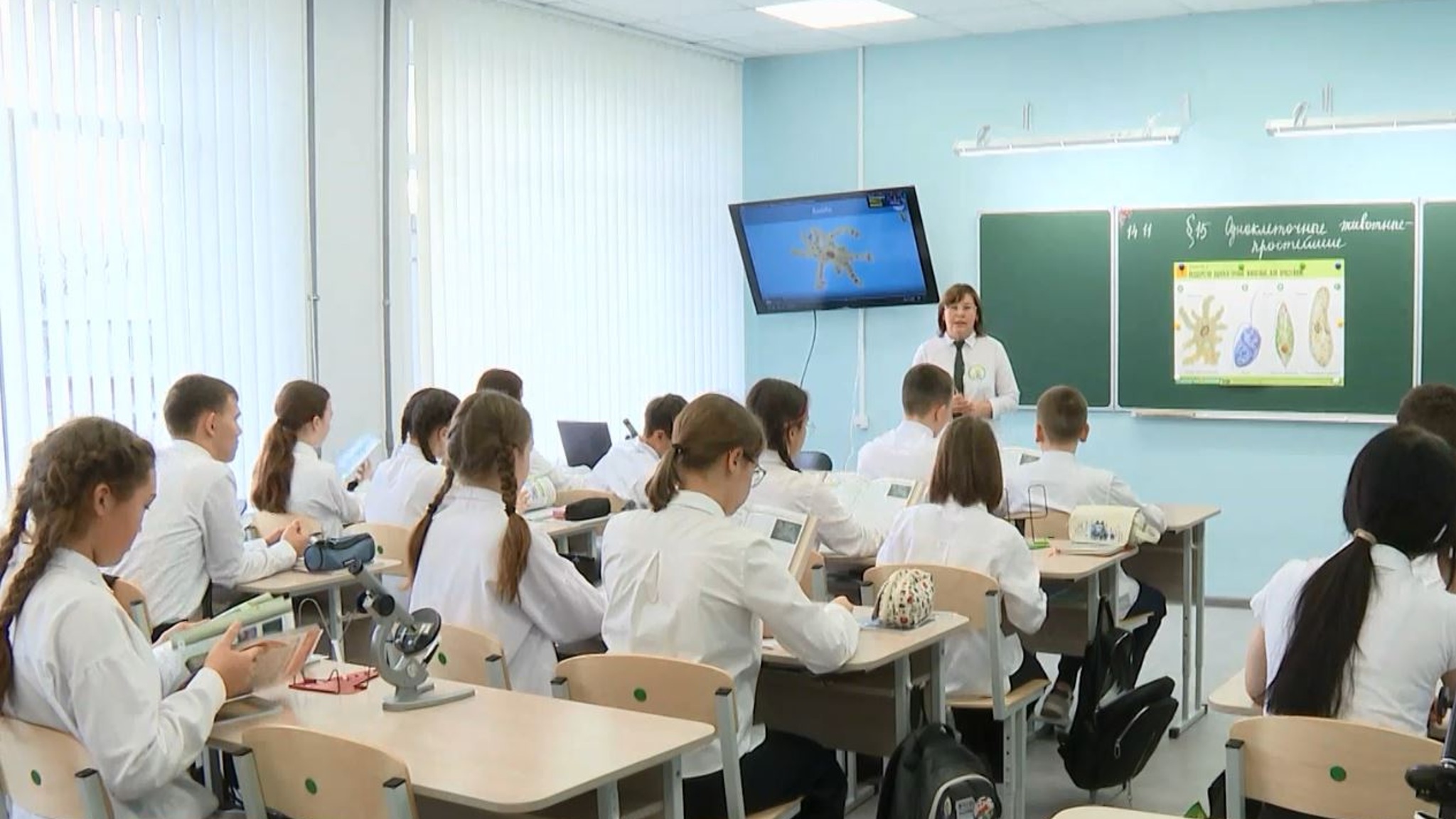 В двух зданиях Мари-Турекской школы провели капитальный ремонт и открыли агрокласс