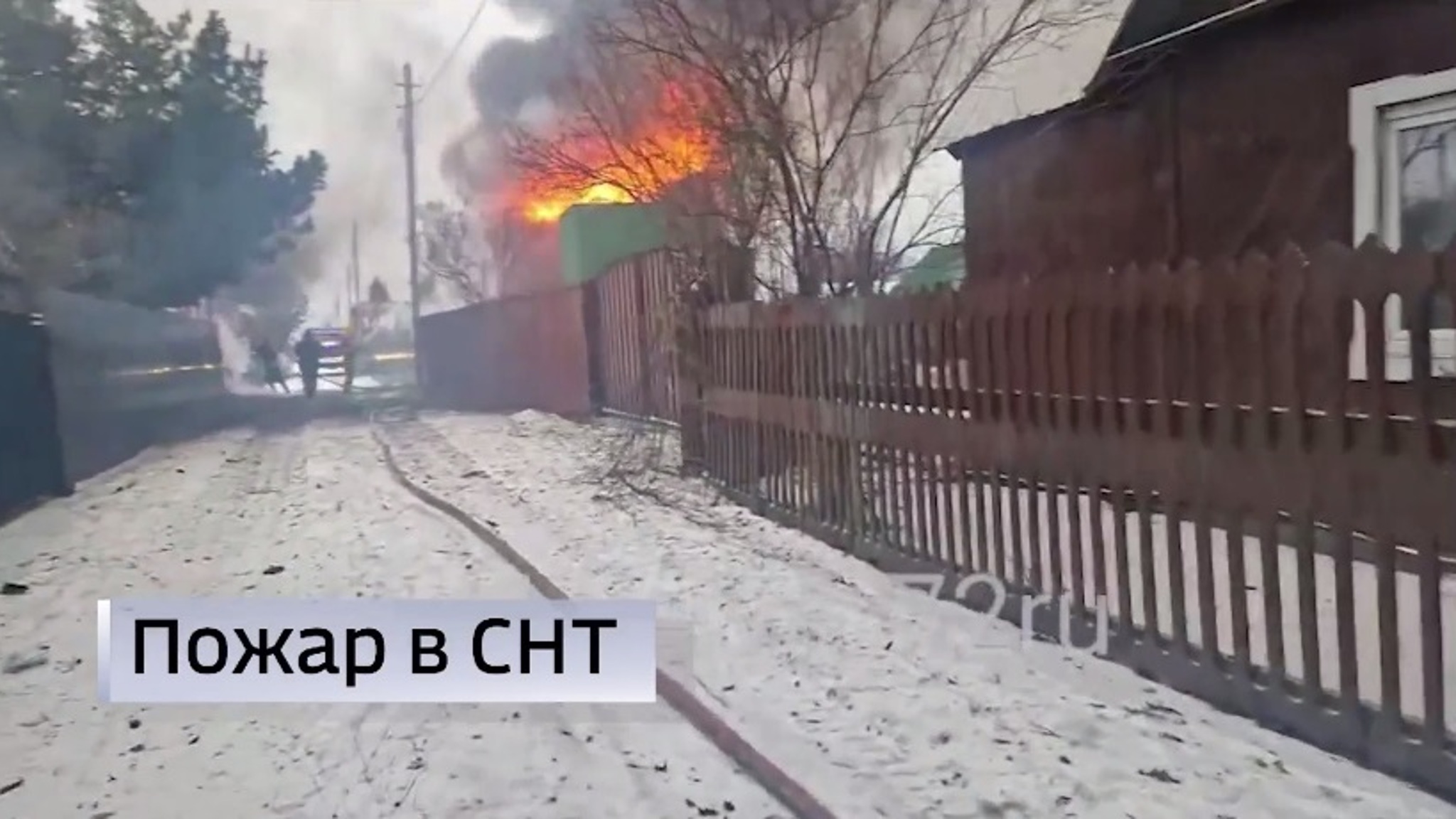 Мужчина погиб на пожаре в Тюменской области