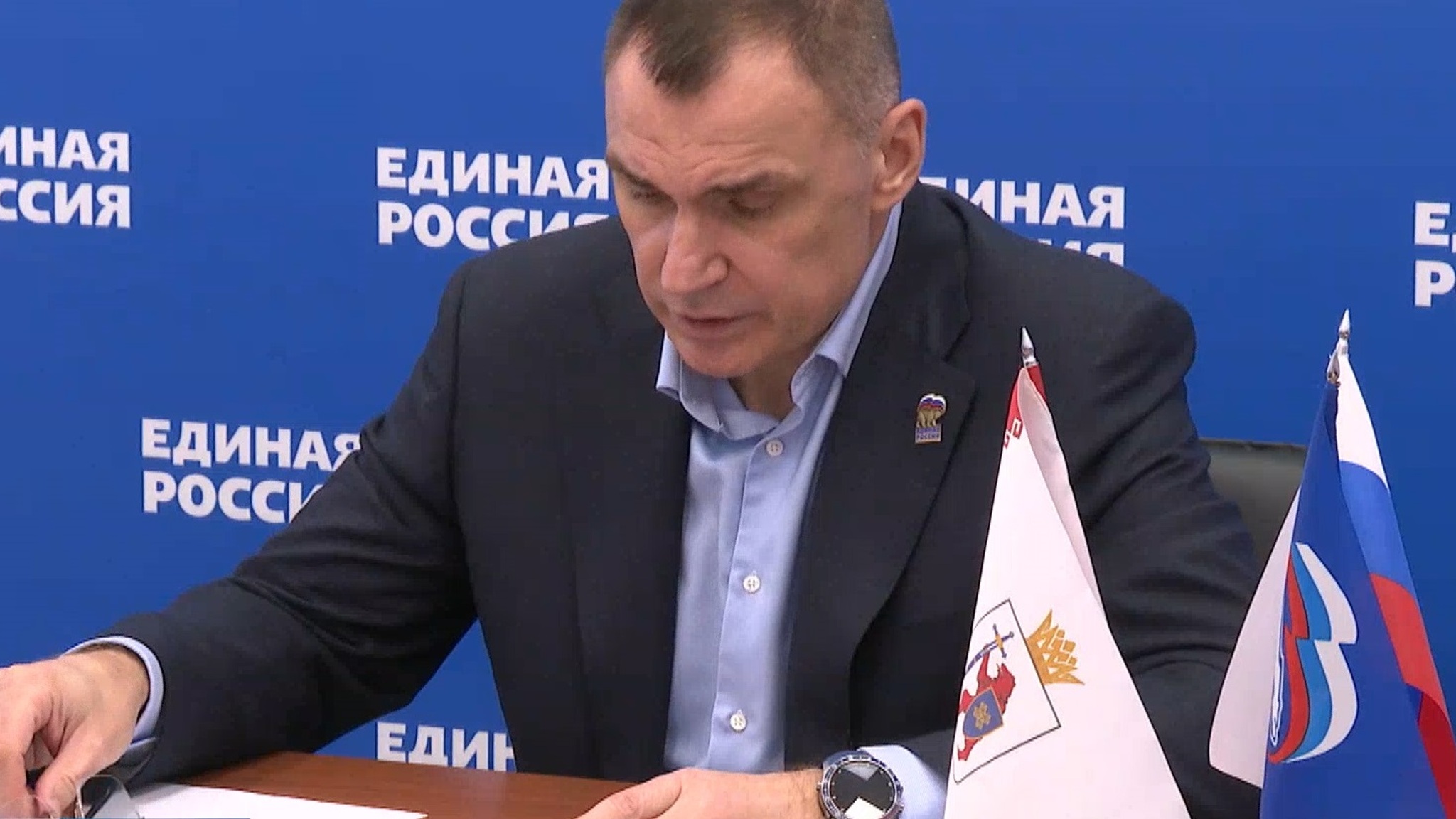 Глава Марий Эл Юрий Зайцев принимает поздравления с юбилеем