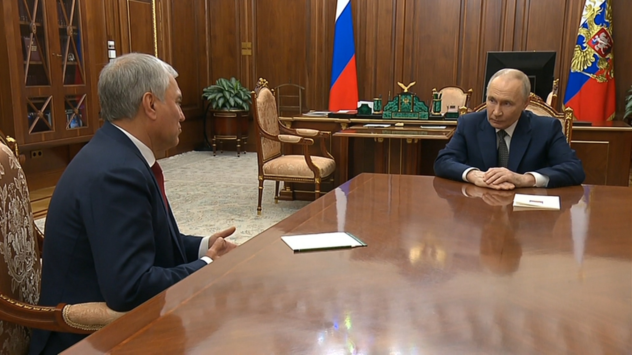 Владимир Путин назвал "боевой" осеннюю сессию Госдумы