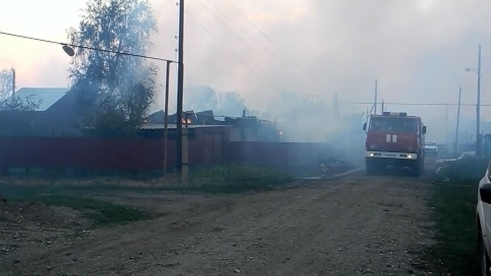 Пожар в Васильевке потушен: сгорели восемь домов