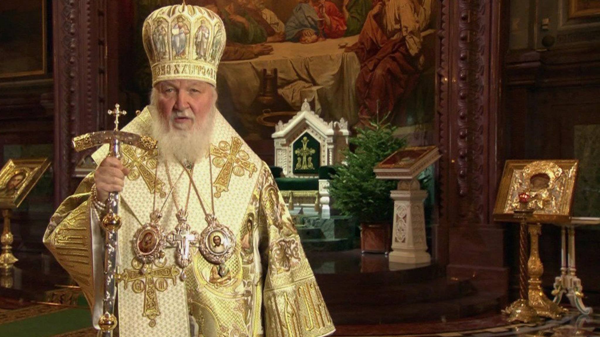 Православные верующие отмечают Рождество Христово