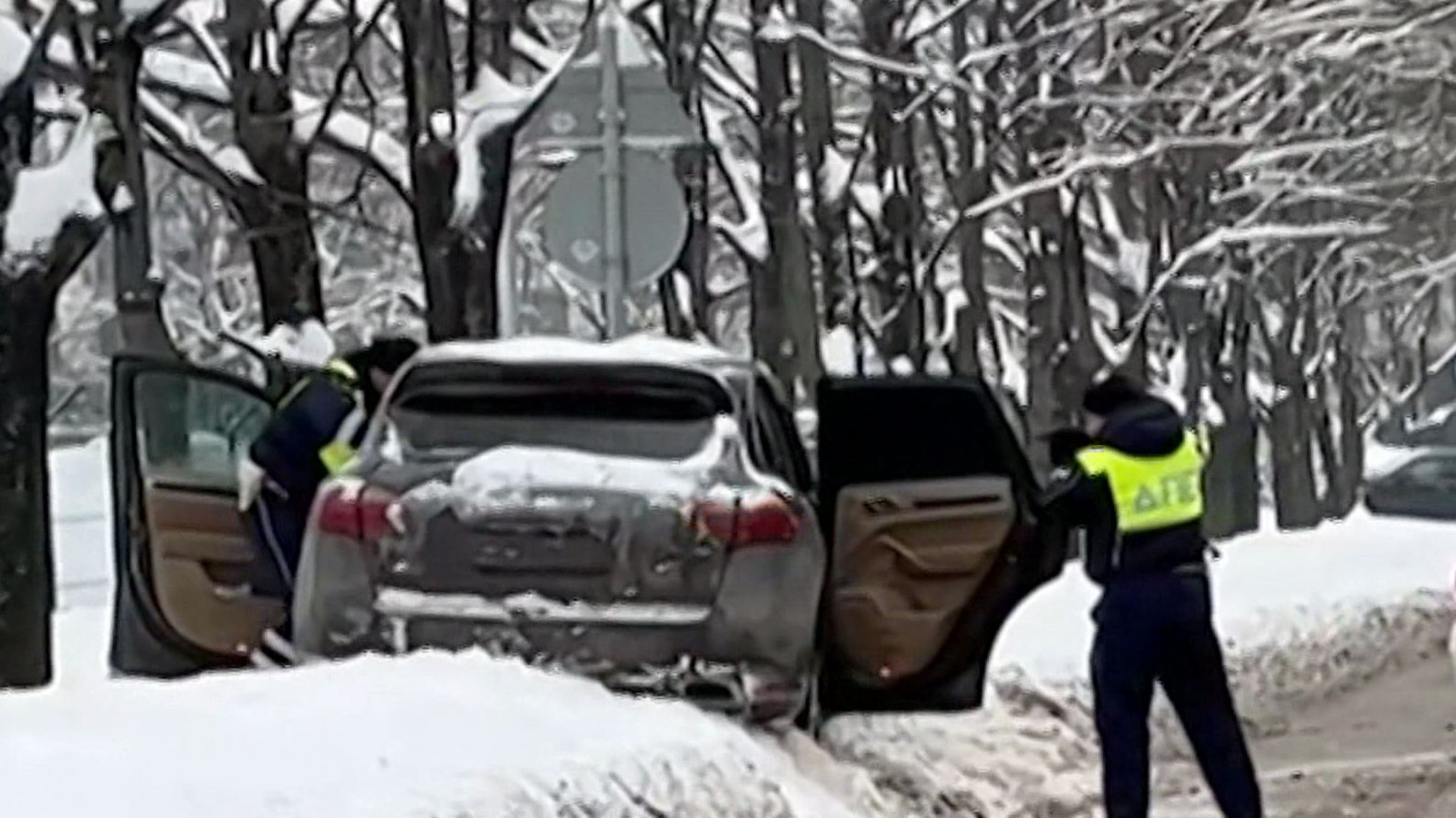 Porsche под огнем: погоня в Балашихе