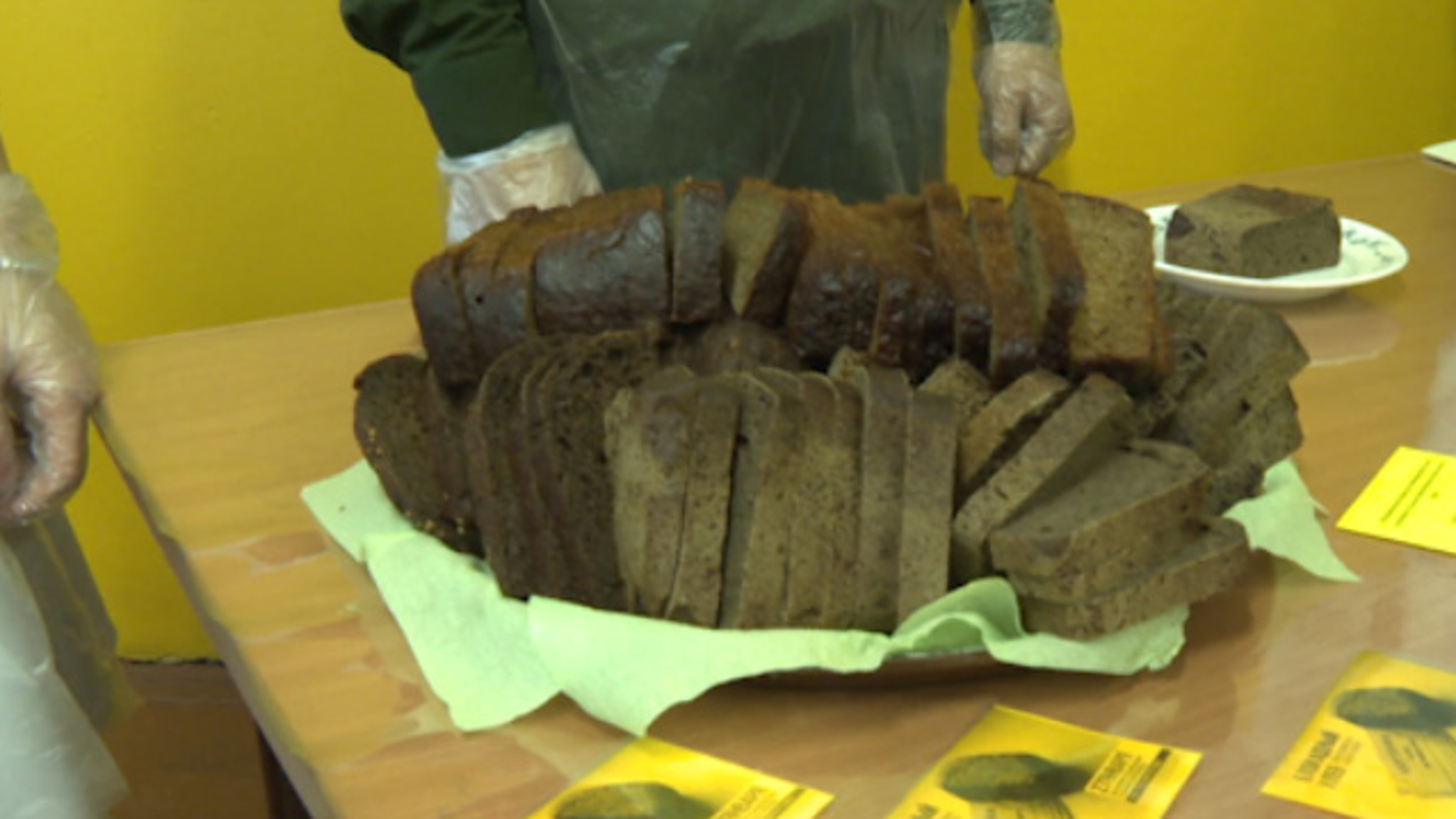 В читинской школе №29 прошла акция «Блокадный хлеб»