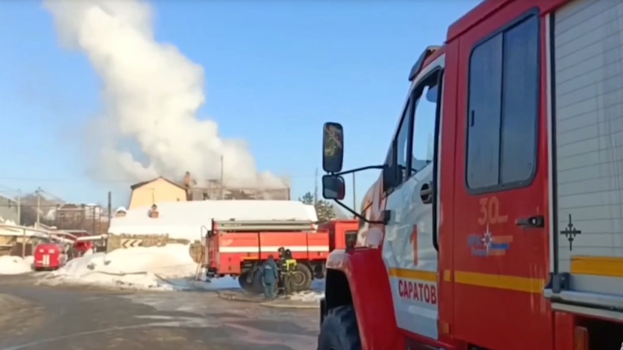 Пожарные спасали от огня частный дом в Затоне