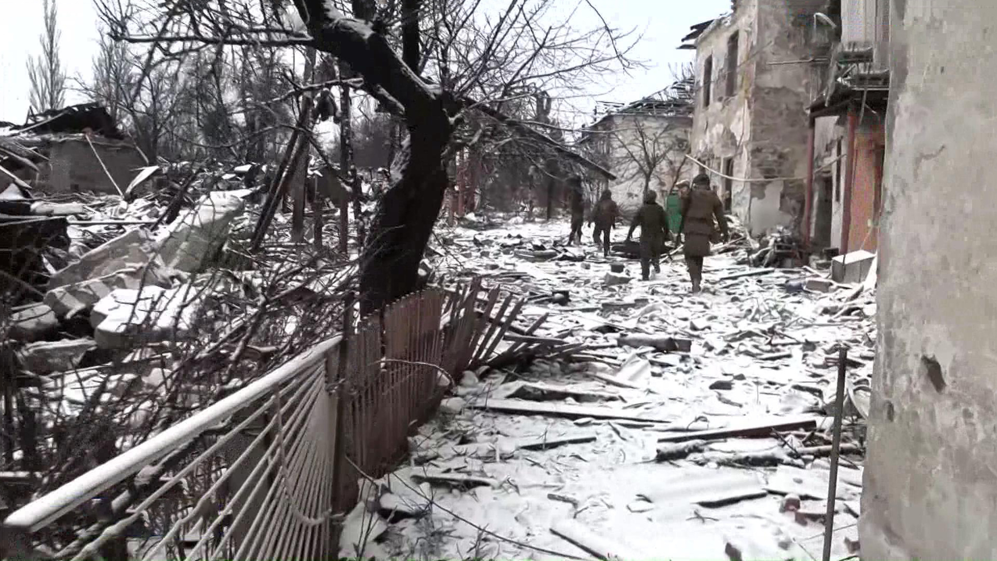 Первые кадры из освобожденного Цветкового и обстановка в Димитрове