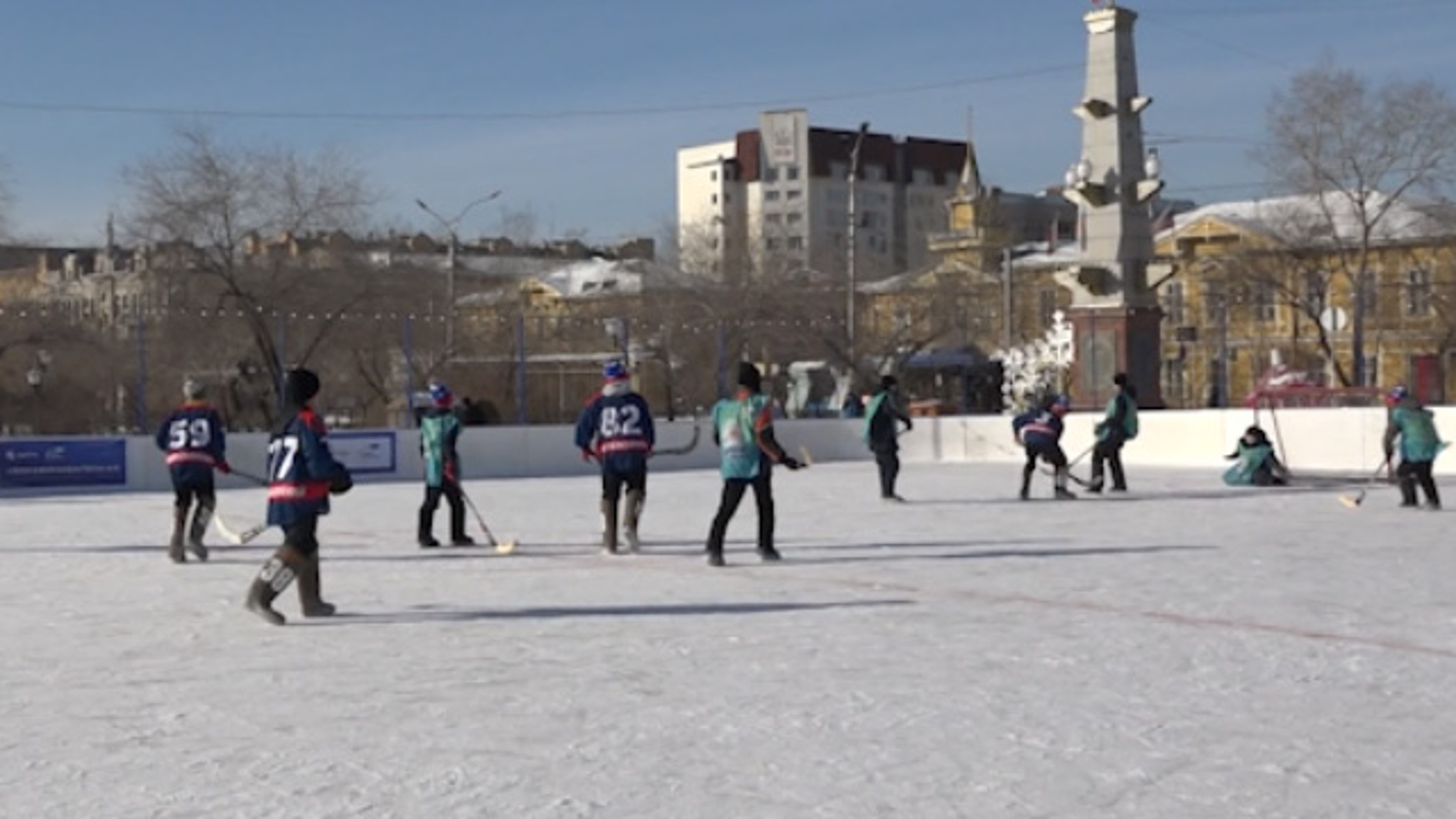 В Чите прошел турнир по хоккею в валенках в рамках проекта «СпортБЫСТРЫх»