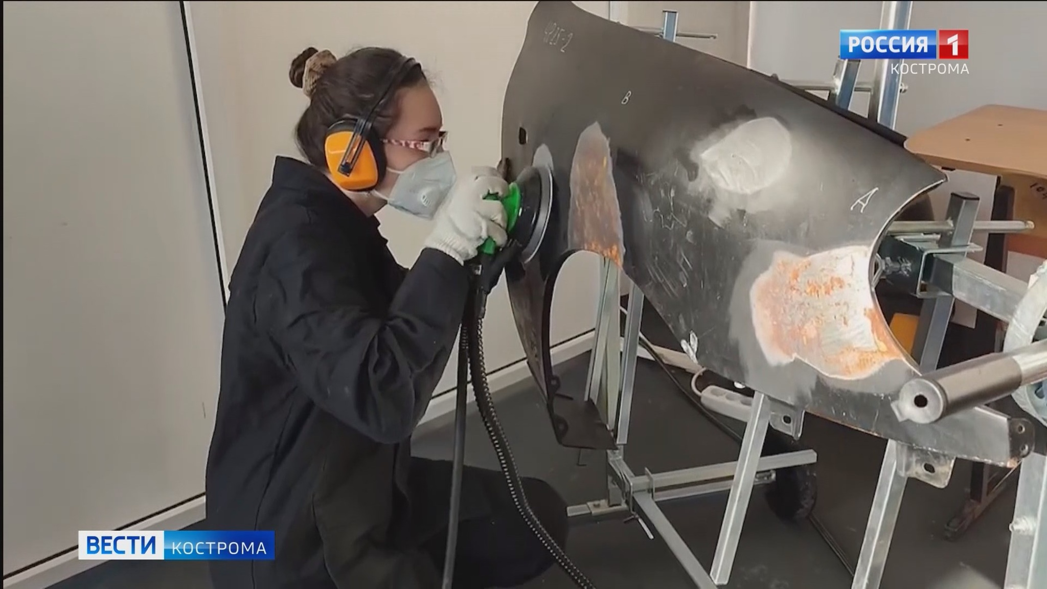 Костромичка Алена Касимова ремонтирует кузова по-женски – аккуратно и надёжно