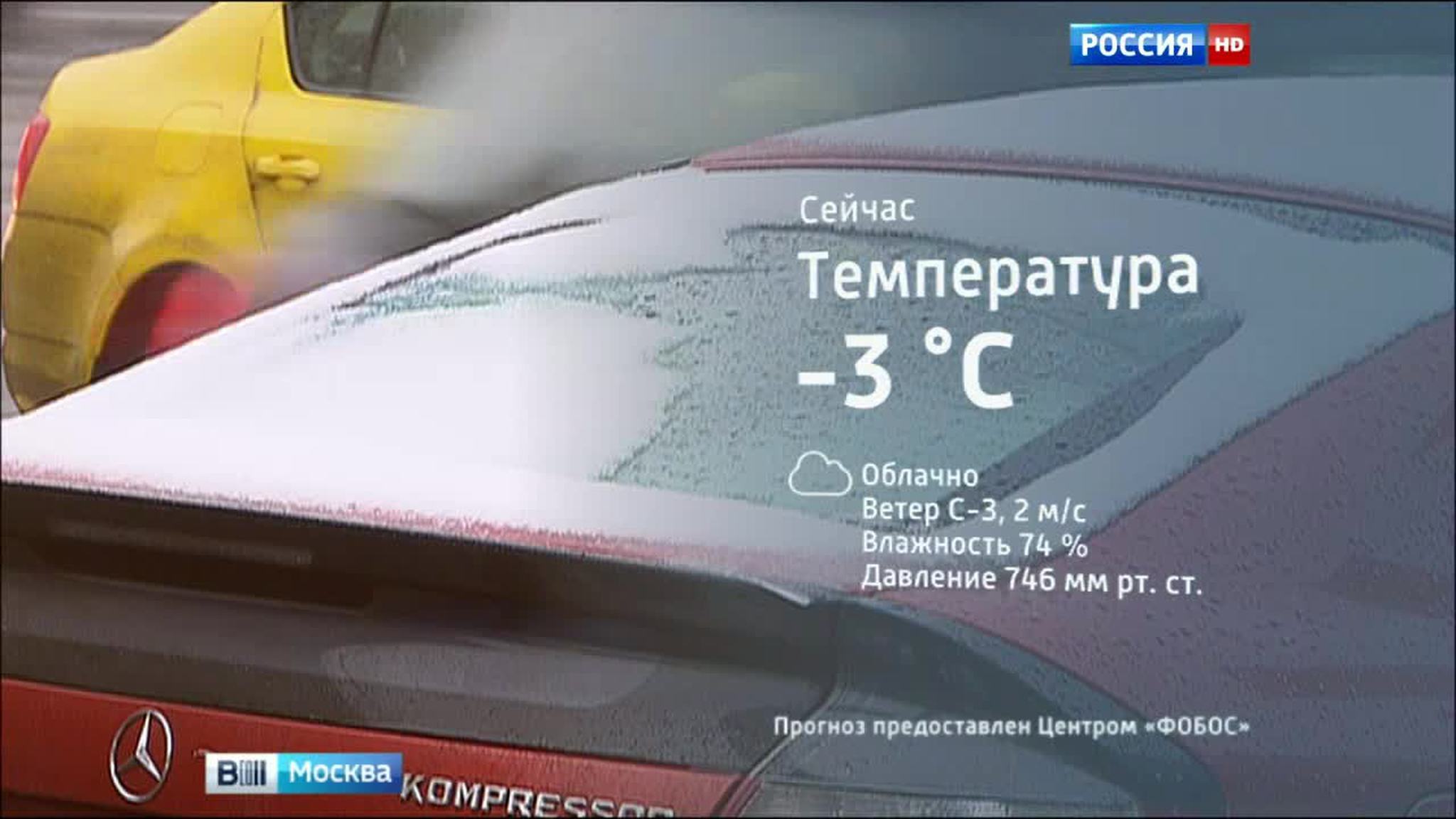 На московских дорогах очень скользко