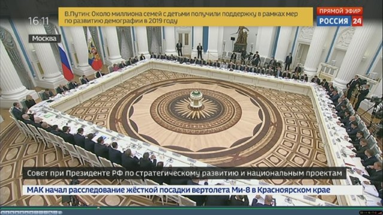 Госсовет по нацпроектам: Путин подвёл итоги первого года (I)