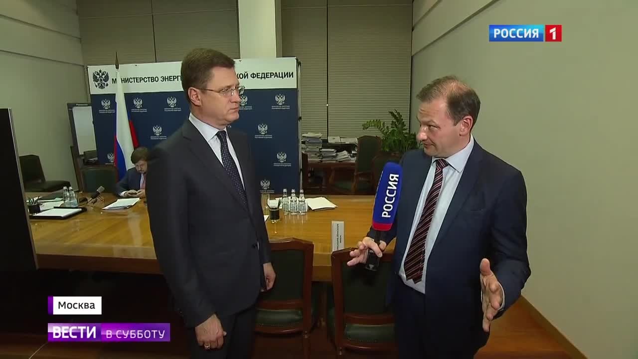 С министром Новаком — во время переговоров ОПЕК+
