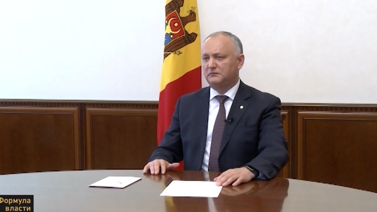 Президент Молдовы Игорь Додон
