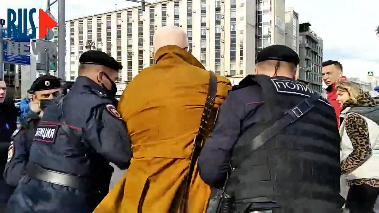 Соловей задержан на несанкционированном митинге в Москве