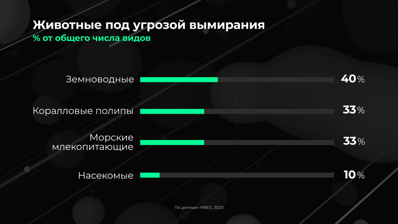 Мир в цифрах. Вымирание животных – реальная угроза