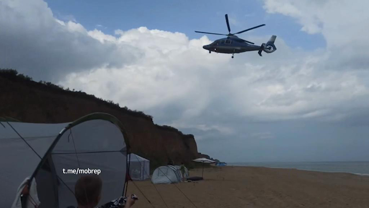 Красное Черное море, потоп в Европе и вертолет на пляже