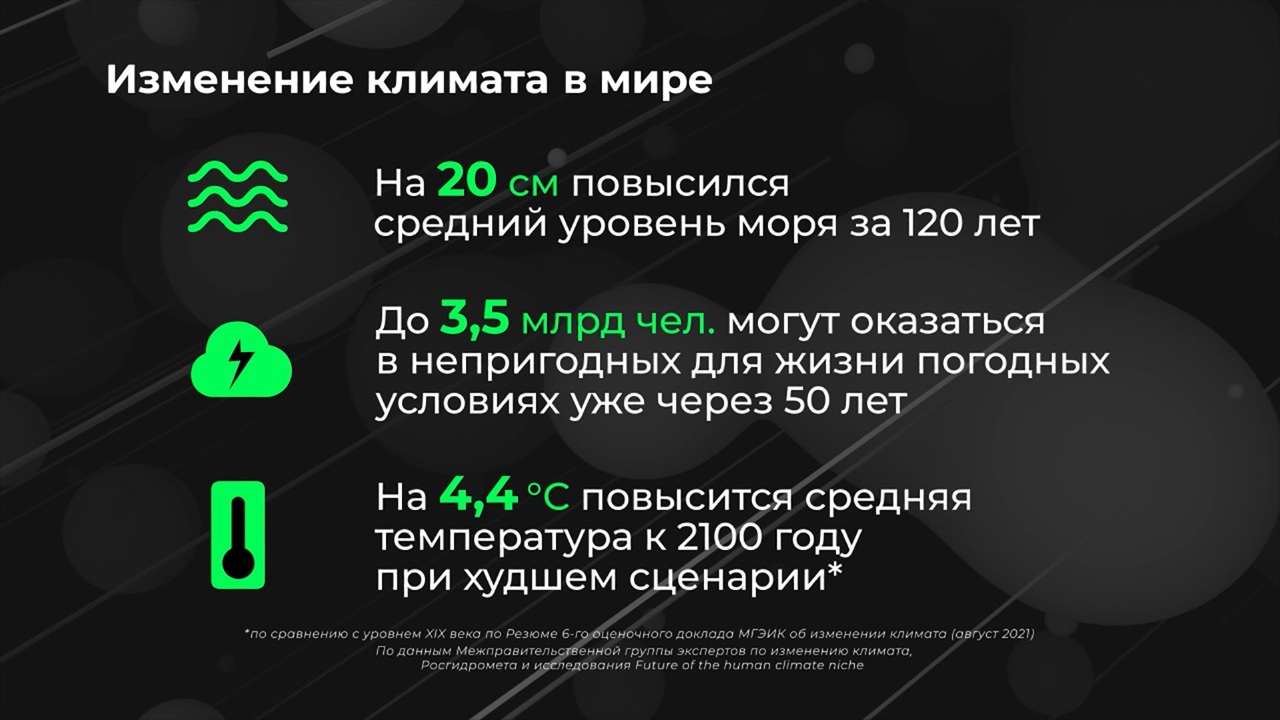 Россия в цифрах. Какие изменения происходят в области климата