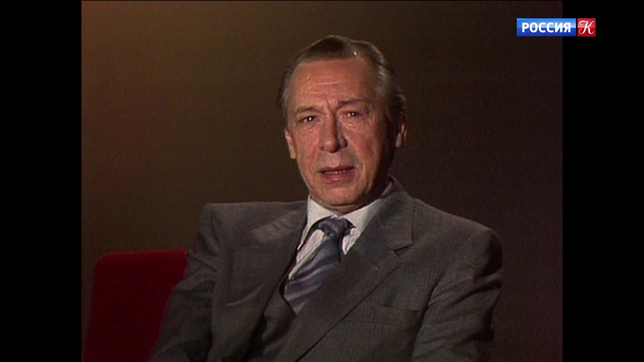 Народный артист СССР М.М. Яншин. Ведущий Олег Ефремов. 1985