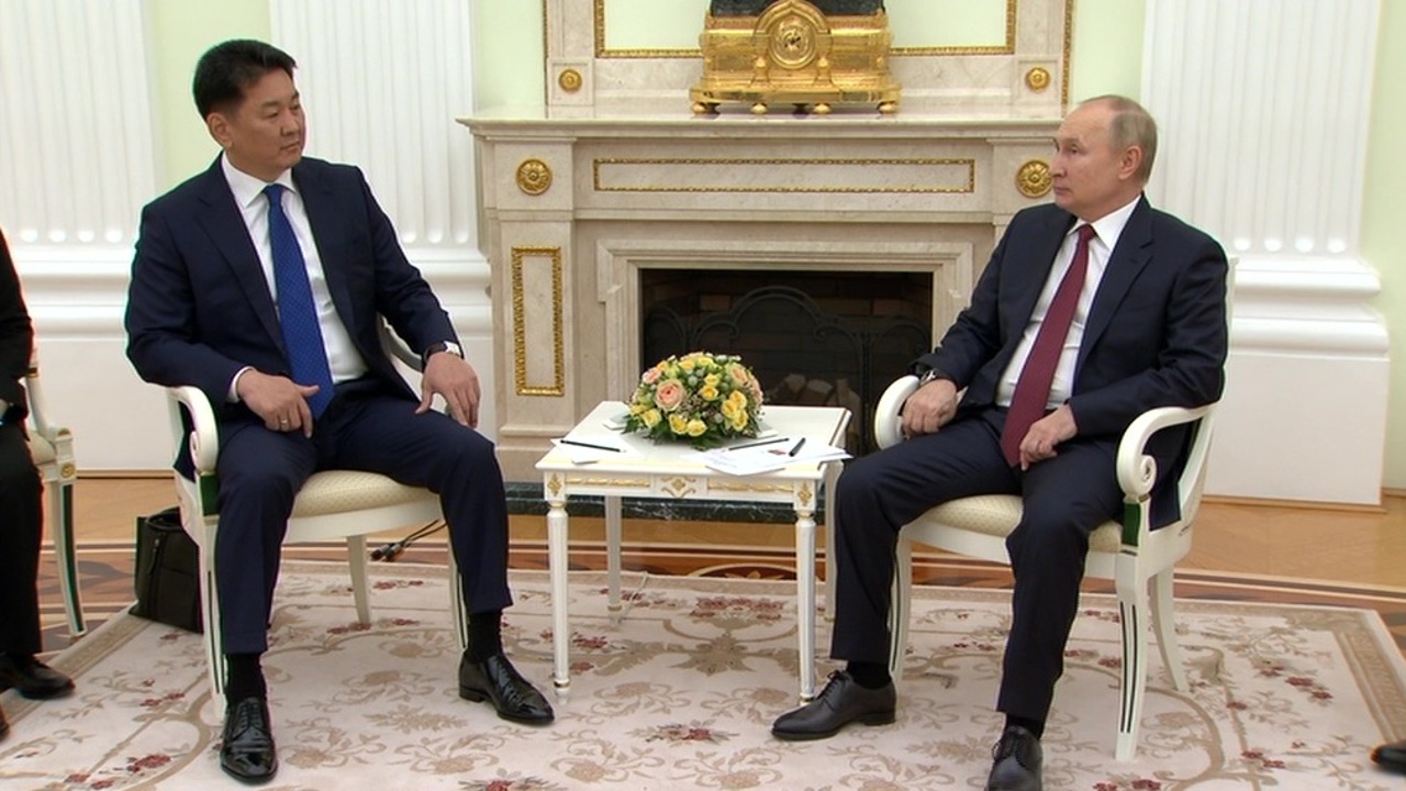 Российско-монгольские переговоры в Кремле