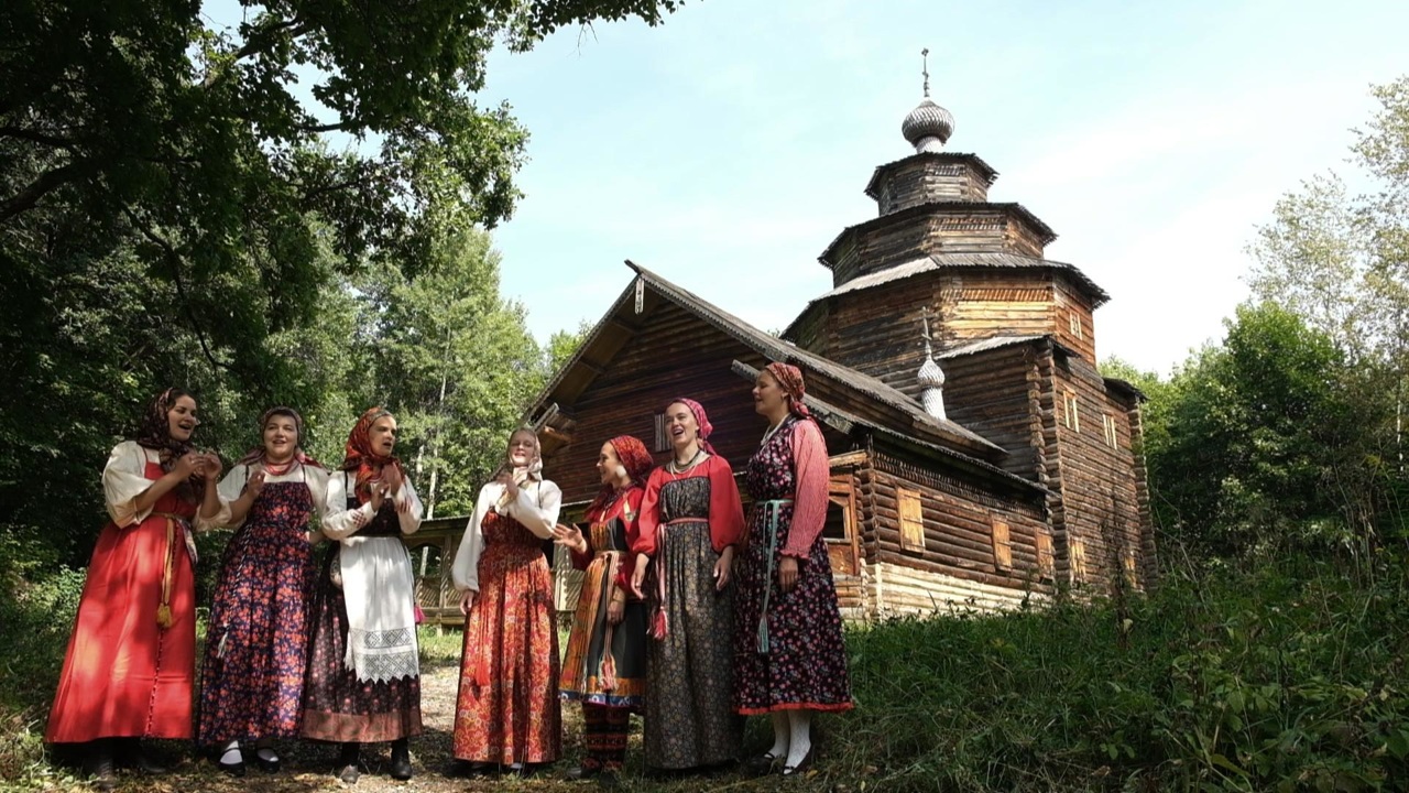 Синий лен на волжских берегах