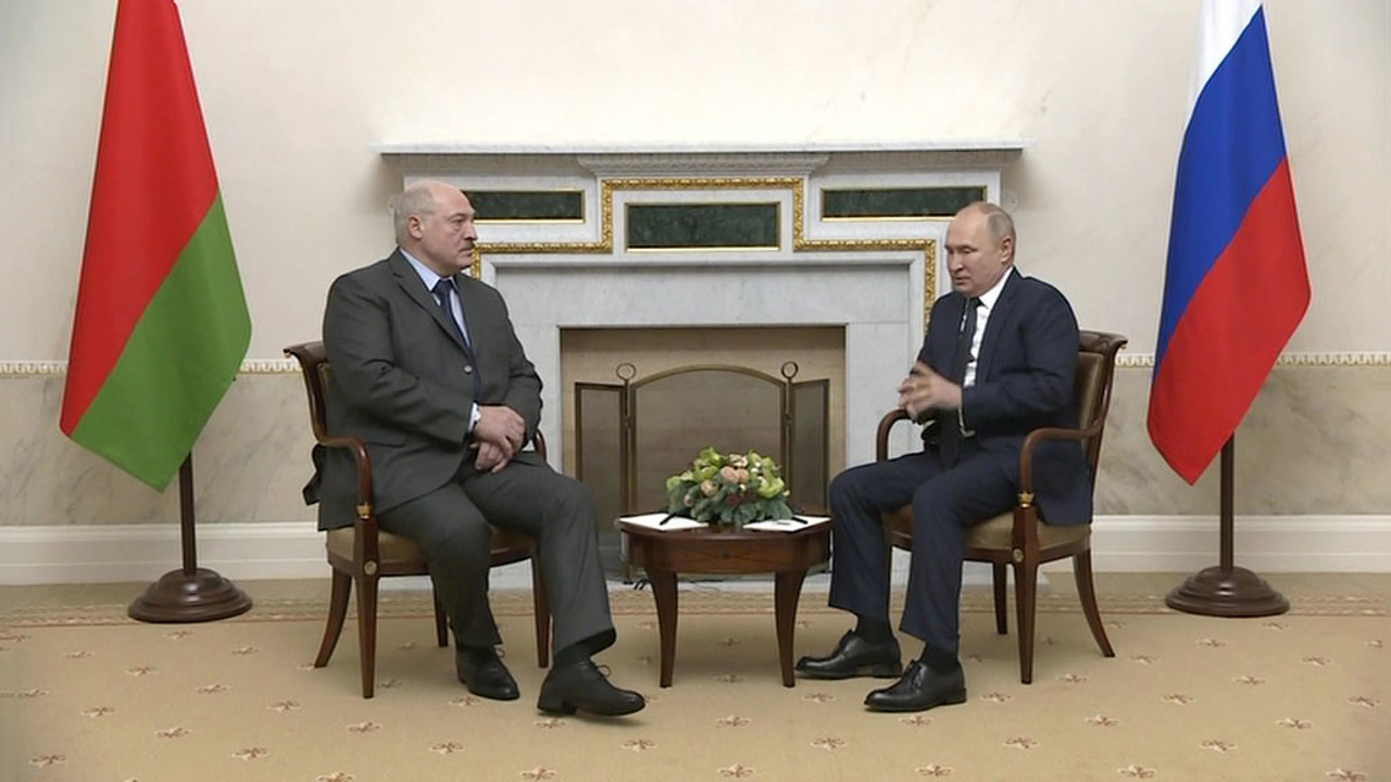 Встреча Владимира Путина с президентом Белоруссии