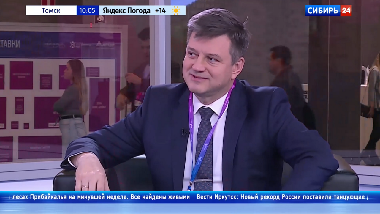 Гендиректор Фонда поддержки проектов НТИ Вадим Медведев дал интервью на форуме "Технопром-2022"