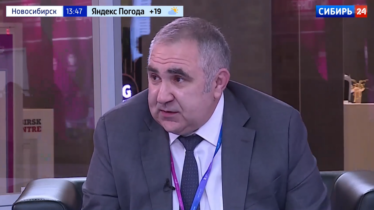Интервью главы ФИПС Олега Неретина каналу "Сибирь 24" на форуме "Технопром-2022"