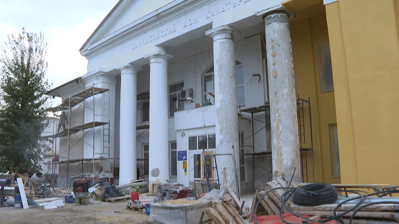 В одном из районов Волгоградской области завершается благоустройство городского парка