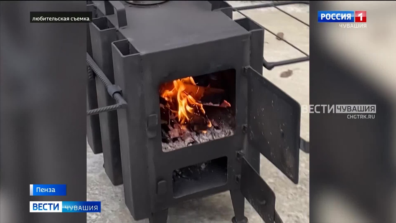 Чуваши, живущие в Пензе, делают буржуйки для мобилизованных